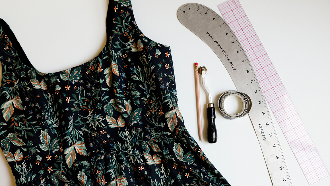 close fitting upper part of a dress The Essential Trouser