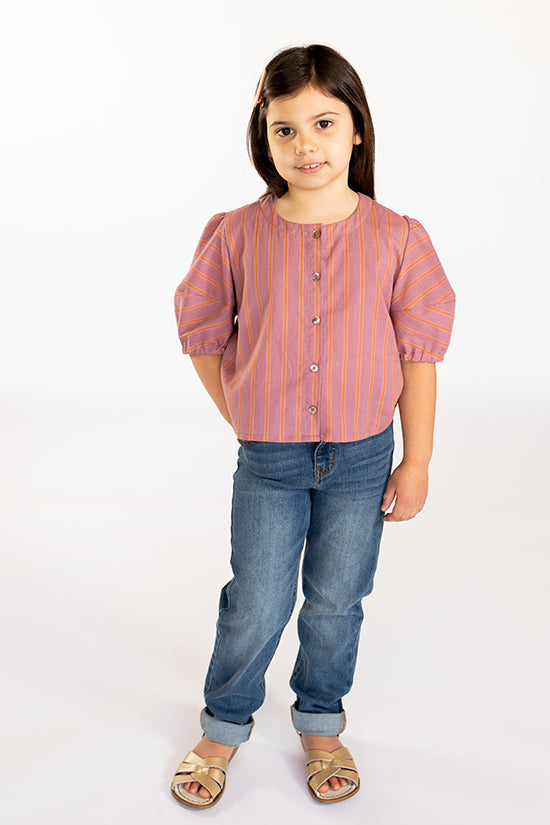 Chalk and Notch Mini Wren Blouse and Dress Pattern