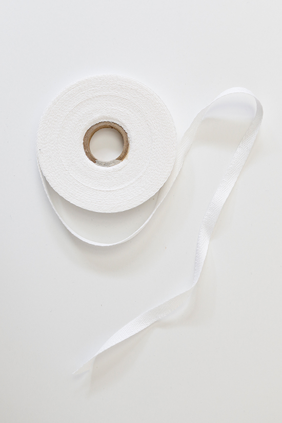 1 YD 1/4" Cotton Twill Tape