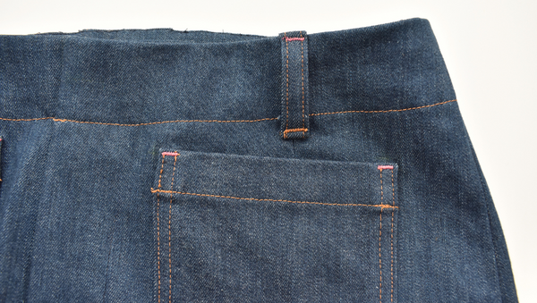 Isle Jeans Sew Along | Sew & Attach Belt Loops & Waistband Facing