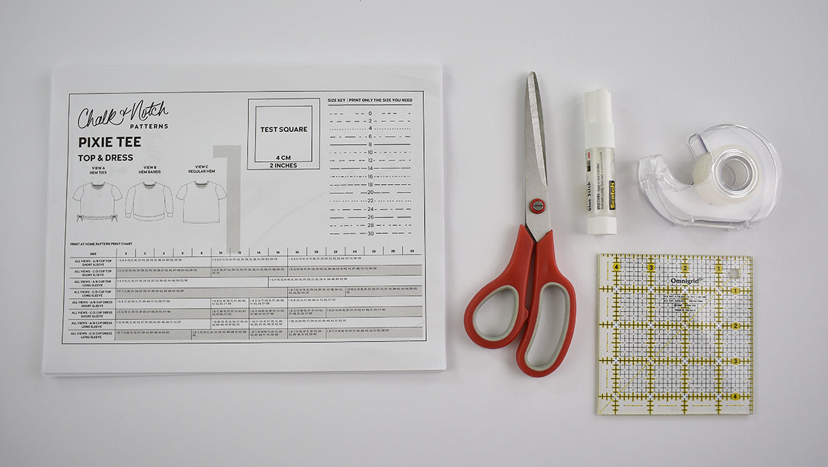 Sewing Tip | How to Assemble PDF Patterns