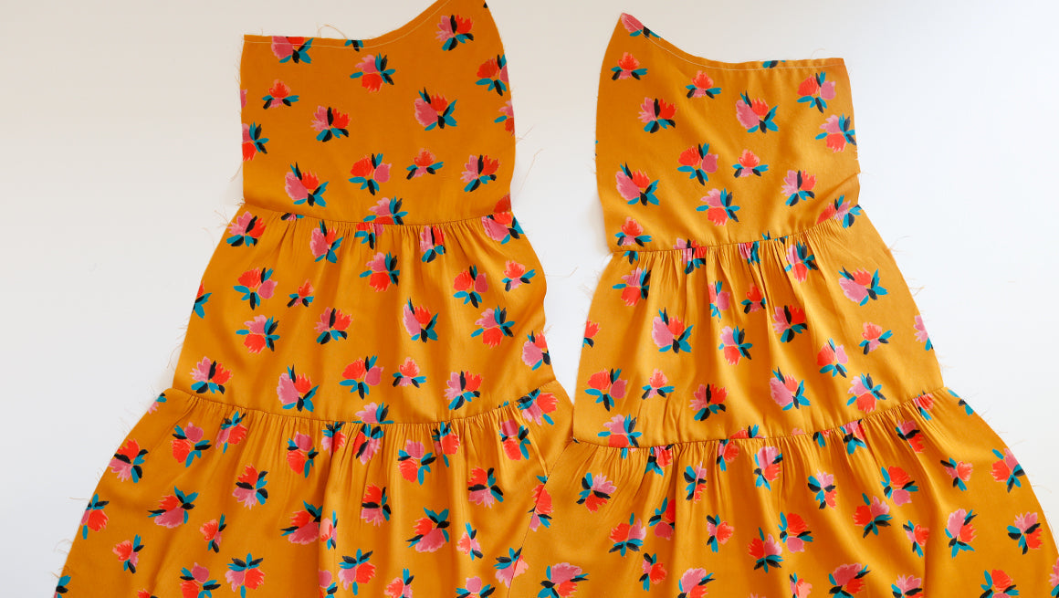 Sew the side panel tiers feature