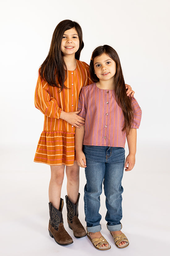 Chalk and Notch Mini Wren Blouse and Dress Pattern