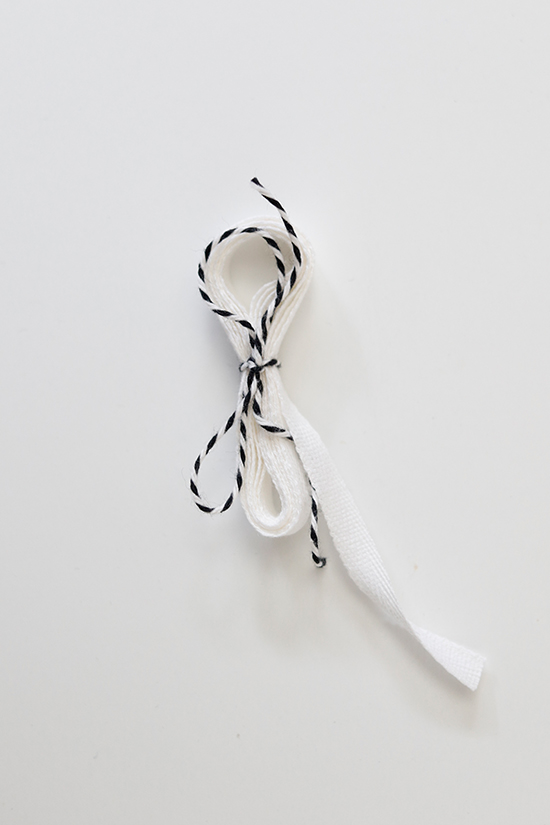 1 YD 1/4" Cotton Twill Tape