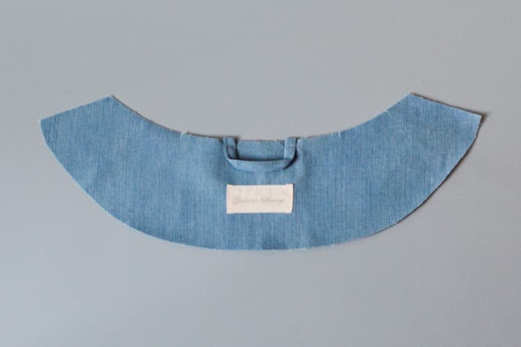 Joy Sew Along Assemble Facing & Attach to Lining Chalk and Notch