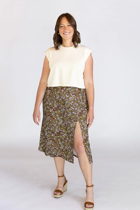 Evelyn Skirt Release Chalk and Notch