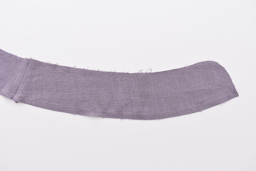 A line of stitching is sewn along the bottom of the Evelyn Skirt waistband.