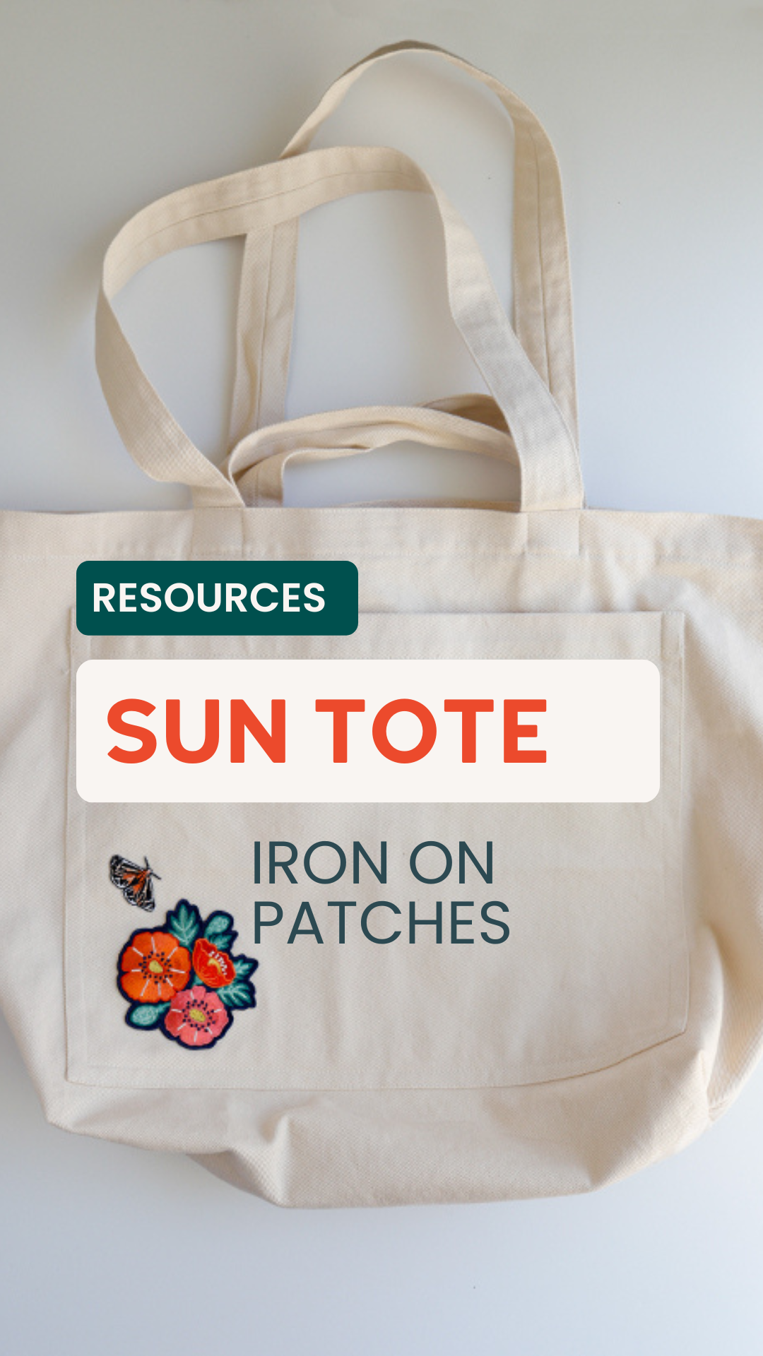 Sewing Resources | See our favorite iron on patches for the Sun Tote pattern.