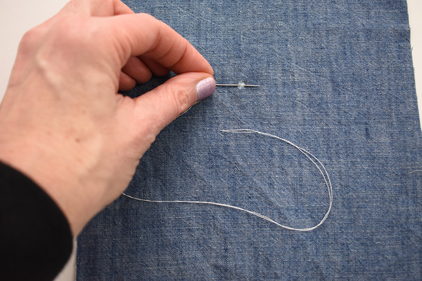 Sewing Tips | Attaching Buttons - Chalk and Notch