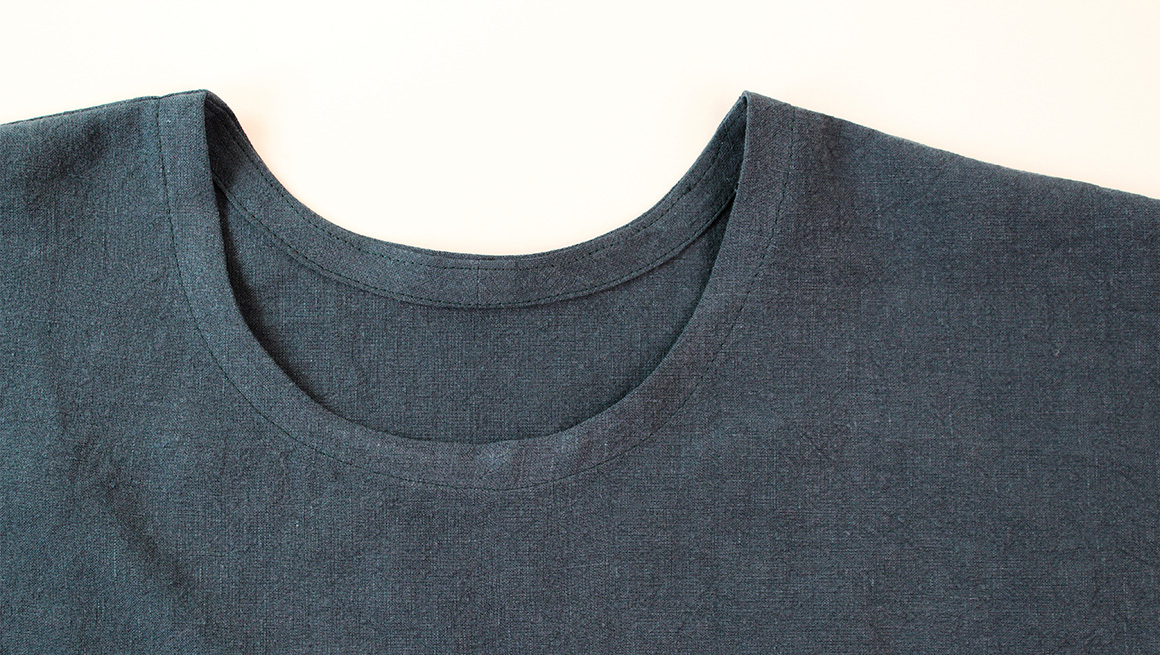 Aria Sew Along | Sew Bias Neckline - Chalk and Notch